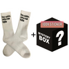 Socken | hey süße, zeig mal füße + 100x Mystery Sticker Box