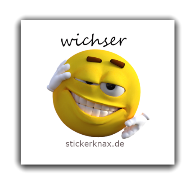 "wichser" Sticker