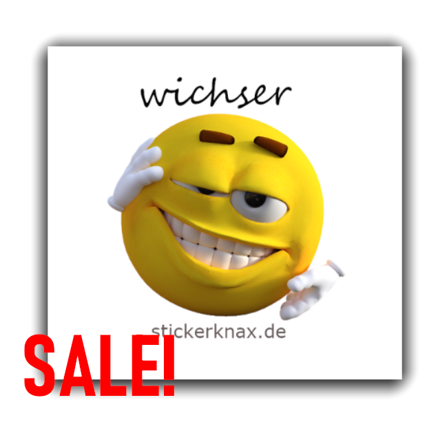 "wichser" Sticker